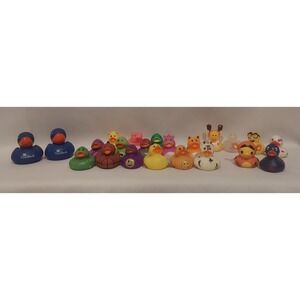 Rubber Ducks Lot of 22 Random for Jeep Rinco DC Comics Disney Unbranded